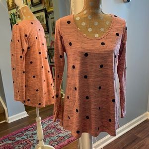 Lularoe long sleeve scoop neck t shirt Medium